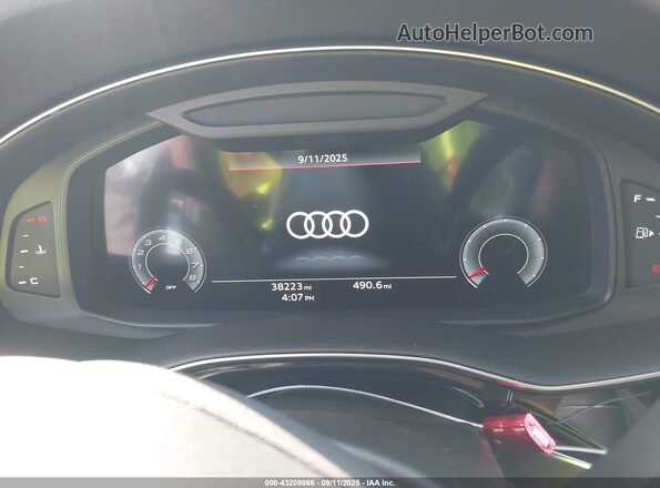 WA1LJAF77MD022834 2021 AUDI Q7 Black უკანა სავარძლების ხედი