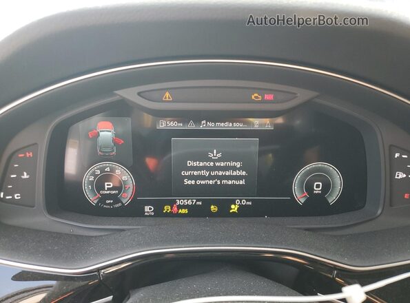 WA1LJAF78MD014077 2021 AUDI Q7 Gray Սարքավորումների վահանակի տեսք