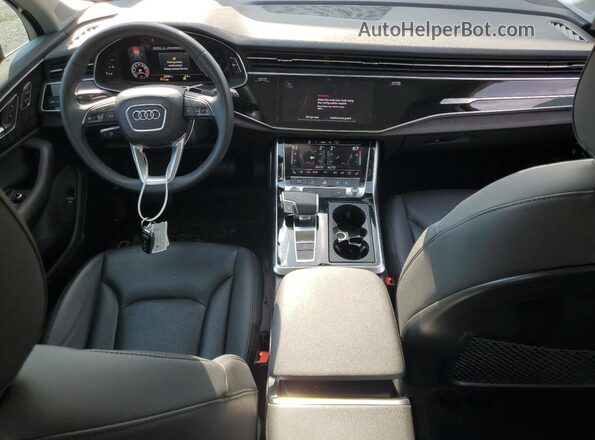 WA1LJAF78MD014077 2021 AUDI Q7 Gray Առջևի վահանակի տեսք