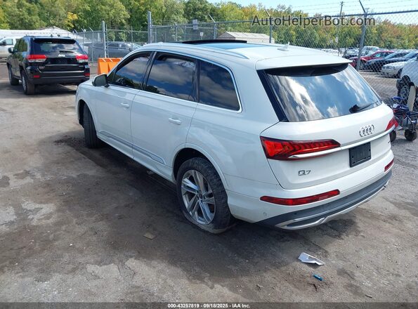 WA1LXAF72MD014140 2021 AUDI Q7 White უკანა მარცხენა