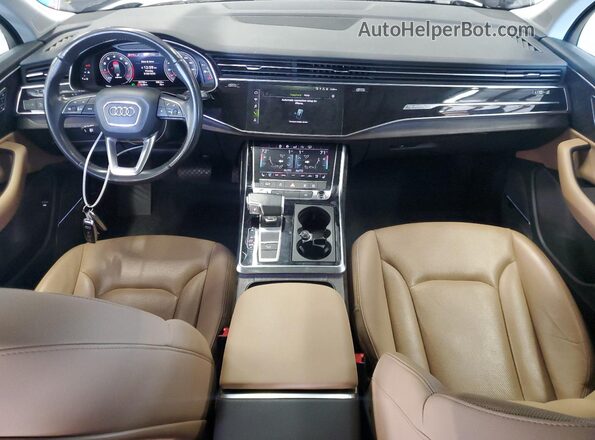 WA1LXAF78LD001343 2020 AUDI Q7 Black Widok deski rozdzielczej
