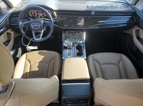 WA1LXAF79LD002453 2020 AUDI Q7 White Dashboard view
