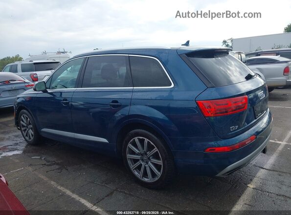 WA1VAAF76JD043906 2018 AUDI Q7 Синий Панорамный вид салона 360°