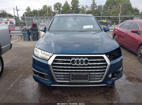 WA1VAAF76JD043906 2018 AUDI Q7 Синий Вид щитка приборов