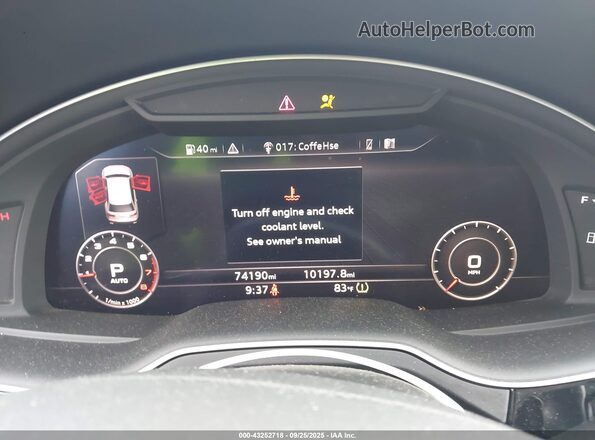 WA1VAAF76JD043906 2018 AUDI Q7 Синий Вид задних сидений