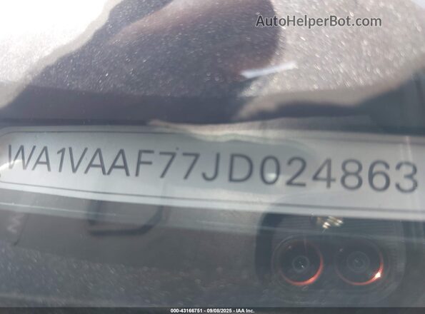 WA1VAAF77JD024863 2018 AUDI Q7 White 