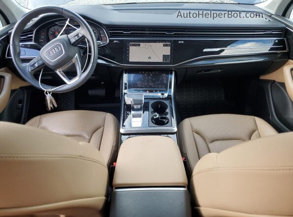 WA1VXAF70MD014792 2021 AUDI Q7 Black Vista del salpicadero
