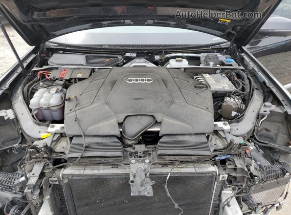 WA1VXAF74MD030784 2021 AUDI Q7 Black Вид підкапотного простору