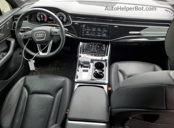 WA1VXAF74MD030784 2021 AUDI Q7 Black Вид панелі приладів