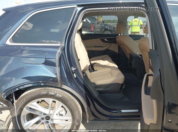 WA1VXBF73PD013887 2023 AUDI Q7 Blue VIN sticker view