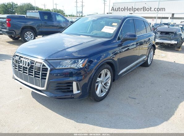 WA1VXBF73PD013887 2023 AUDI Q7 Blue Front left