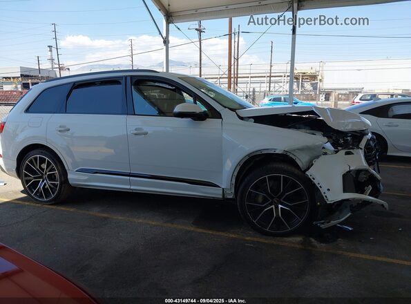 WA1VXBF75MD035921 2021 AUDI Q7 White უკანა სალონის ხედი