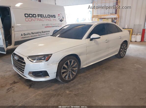 WAUABAF47MA035694 2021 AUDI OTHER White Առջևի ձախ երեք քառորդ տեսարան