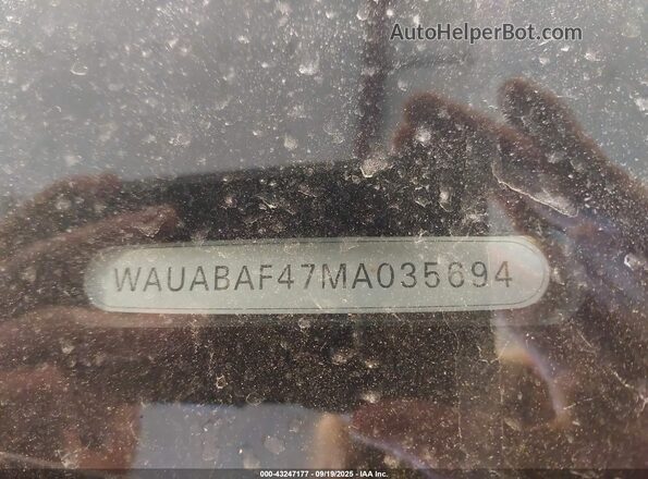 WAUABAF47MA035694 2021 AUDI OTHER White Շարժիչի բաժամունքի տեսք