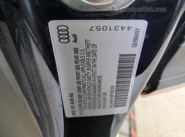 WAUAHBFW8P7901376 2023 AUDI RS Black Շարժիչի բաժամունքի տեսք