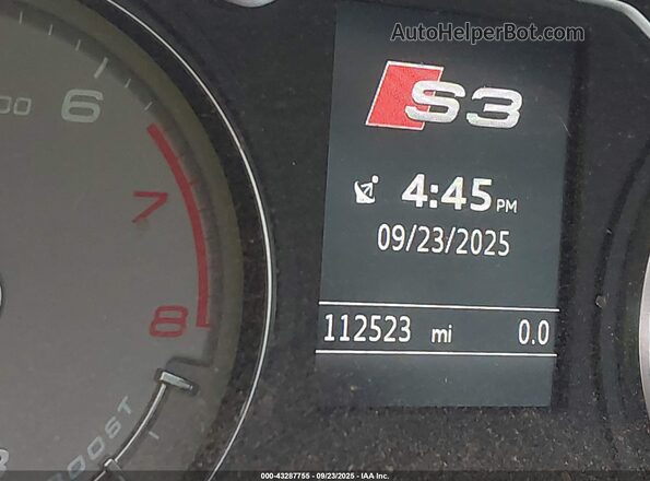 WAUB1GFF7G1013985 2016 AUDI S3 Черный 