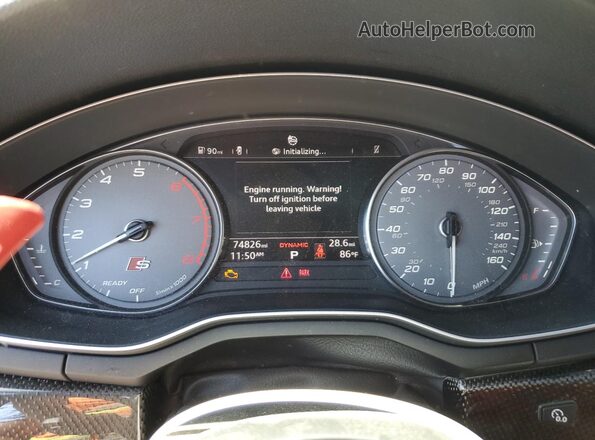 WAUB4AF40JA095018 2018 AUDI S4 White 