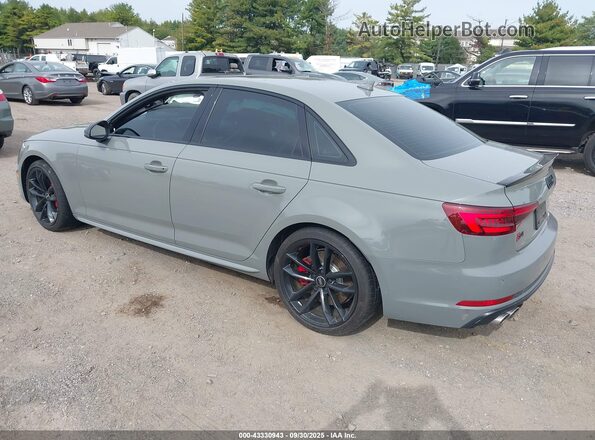 WAUB4AF40KA118492 2019 AUDI S4 Gray Trasero izquierdo