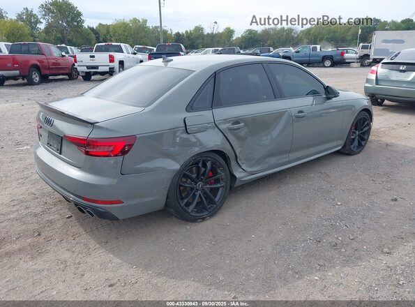 WAUB4AF40KA118492 2019 AUDI S4 Gray Trasero derecho