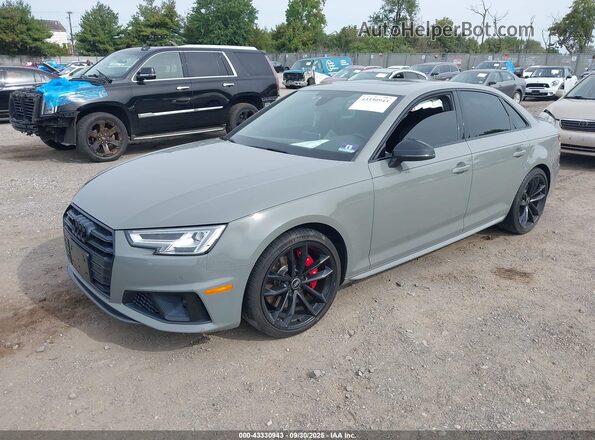 WAUB4AF40KA118492 2019 AUDI S4 Gray Vista tres cuartos delantera izquierda