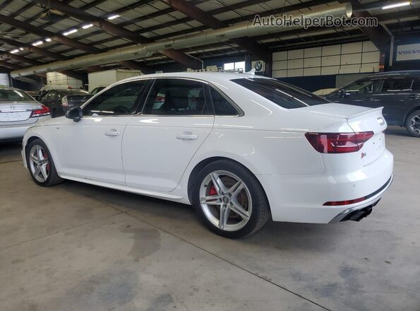 WAUB4AF42JA019445 2018 AUDI S4 White Задня ліва чверть