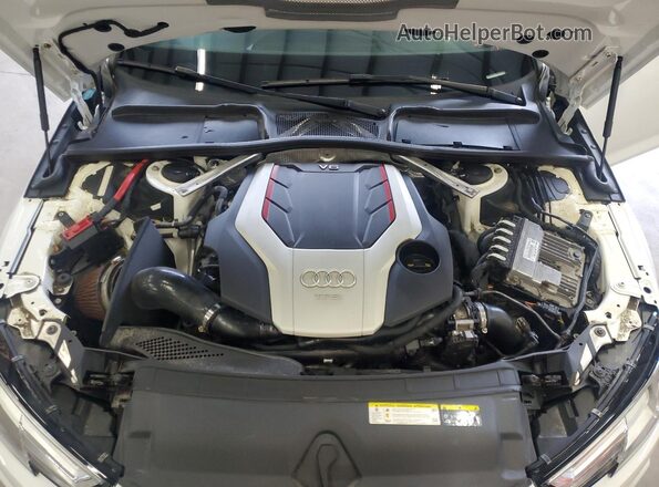 WAUB4AF42JA019445 2018 AUDI S4 White Вид задньої частини салону