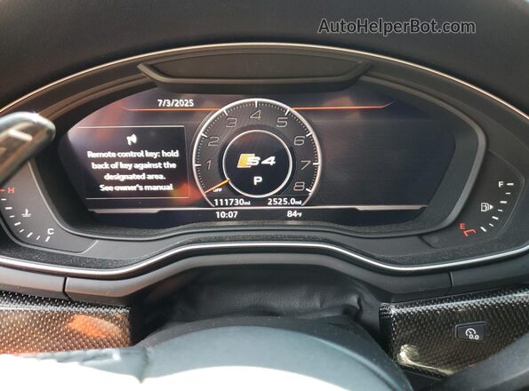WAUB4AF45JA097993 2018 AUDI S4 Black 