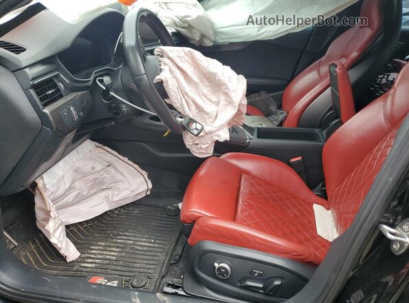 WAUB4AF45JA199827 2018 AUDI S4 Black 