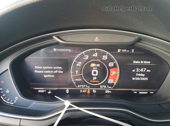 WAUB4CF50JA127129 2018 AUDI S5 Gray 