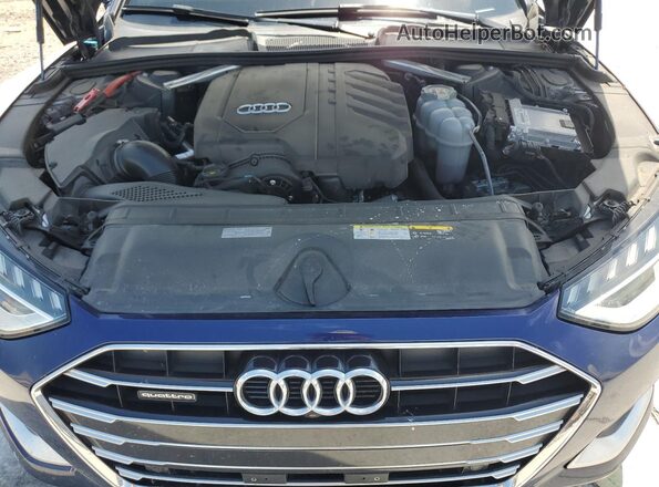 WAUBBAF40MA057685 2021 AUDI OTHER Blue Սալոնի հետևի տեսք