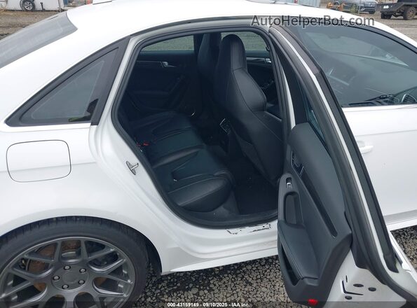 WAUBGAFL0GA005955 2016 AUDI S4 White Vista de la etiqueta del VIN