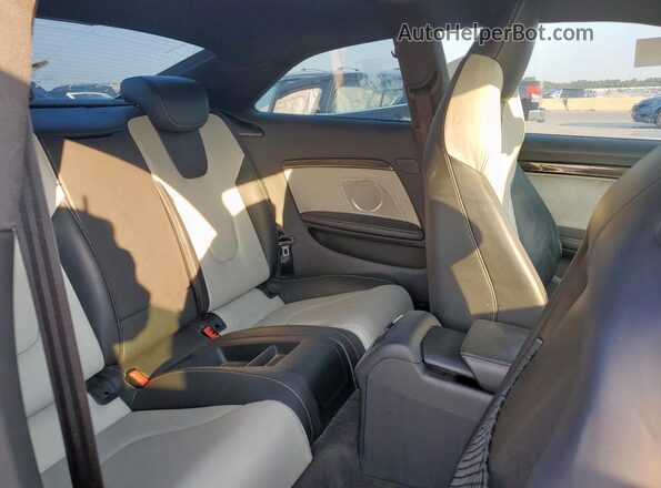 WAUC4AFR2GA026789 2016 AUDI S5 Black Հետևի նստատեղերի տեսք