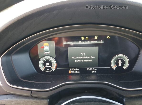 WAUEAAF41PA036476 2023 AUDI OTHER White Vista del cuadro de instrumentos