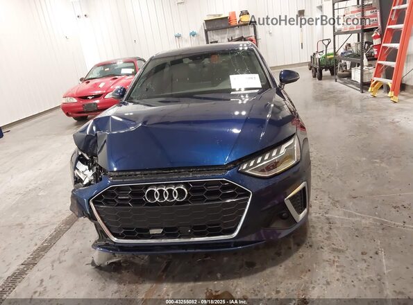 WAUEAAF42NN004254 2022 AUDI OTHER Blue Widok zestawu wskaźników