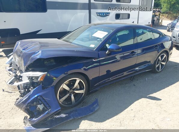 WAUFACF56SA018797 2025 AUDI OTHER Blue Առջևի ձախ երեք քառորդ տեսարան