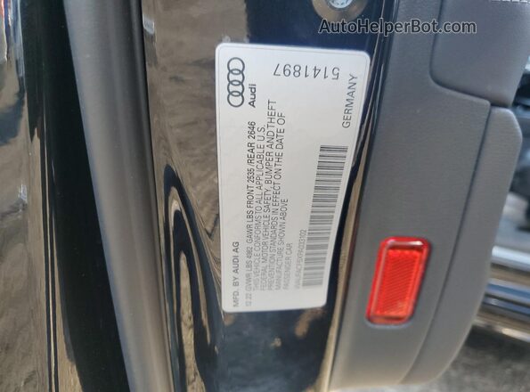 WAUFACF5XPA033102 2023 AUDI OTHER Black Vista del compartimento del motor