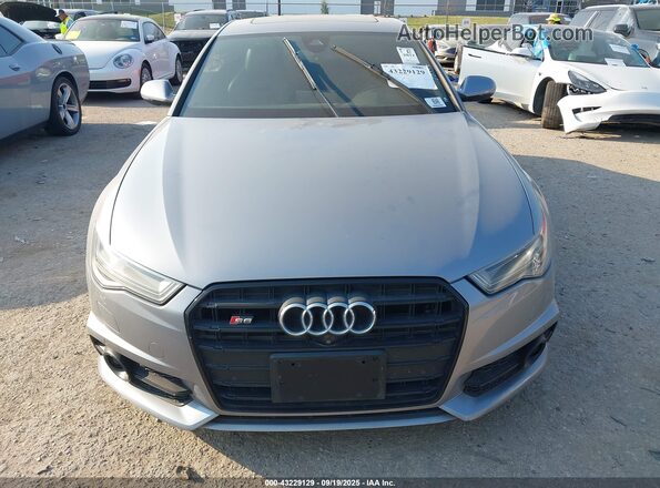 WAUFFAFC2HN053794 2017 AUDI S6 Silver Widok deski rozdzielczej