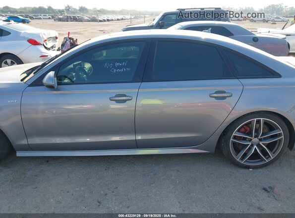 WAUFFAFC2HN053794 2017 AUDI S6 Silver Widok wnętrza z tyłu