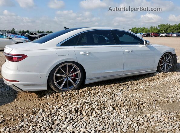 WAULSAF80PN003209 2023 AUDI S8 White უკანა მარჯვენა