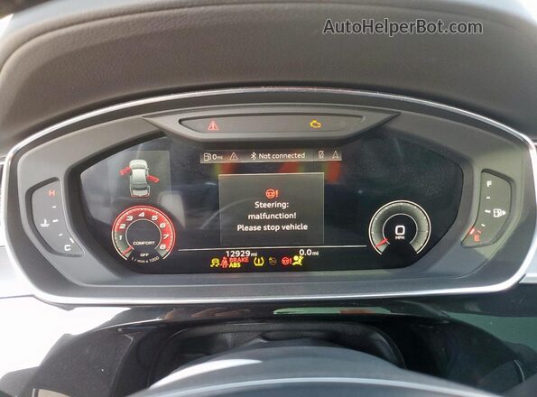 WAULSAF80PN003209 2023 AUDI S8 White ხელსაწყოთა პანელის ხედი