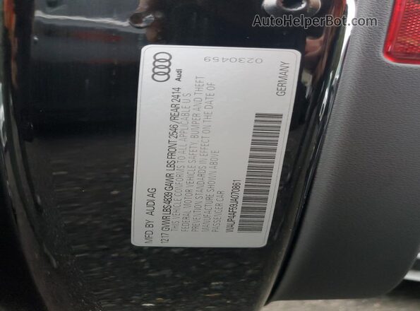WAUP4AF59JA070861 2018 AUDI S5 Black 