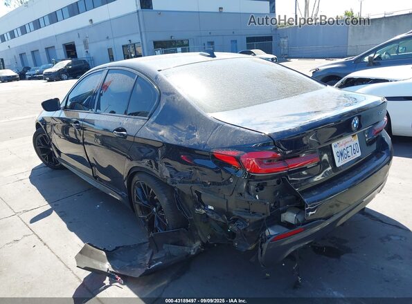 WBA13AG02MCF53616 2021 BMW 5 SERIES Black Tył lewy