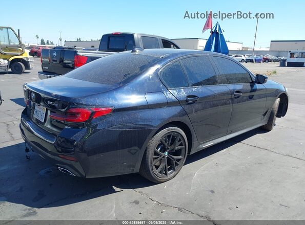 WBA13AG02MCF53616 2021 BMW 5 SERIES Black Tył prawy