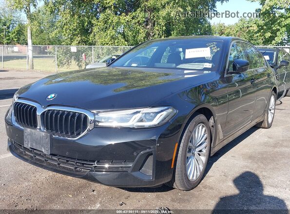 WBA13BJ07MCF80244 2021 BMW 7 SERIES Black Առջևի ձախ երեք քառորդ տեսարան