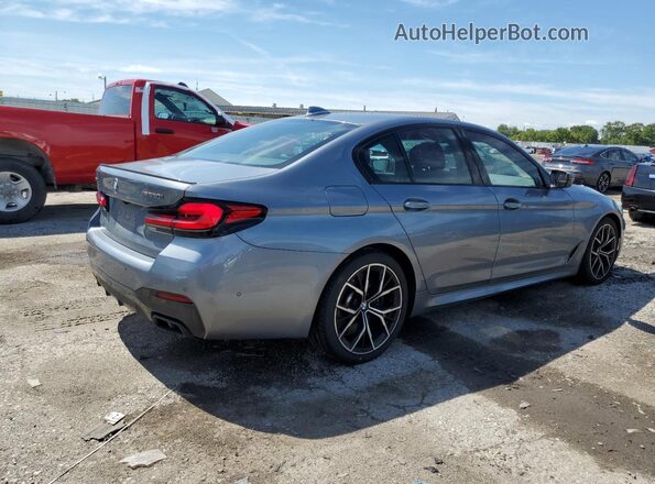 WBA13BK00MCF41686 2021 BMW M5 Gray Trasero derecho