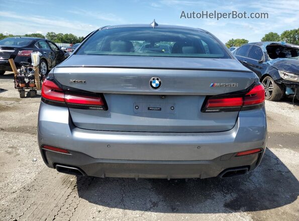 WBA13BK00MCF41686 2021 BMW M5 Gray Vista trasera
