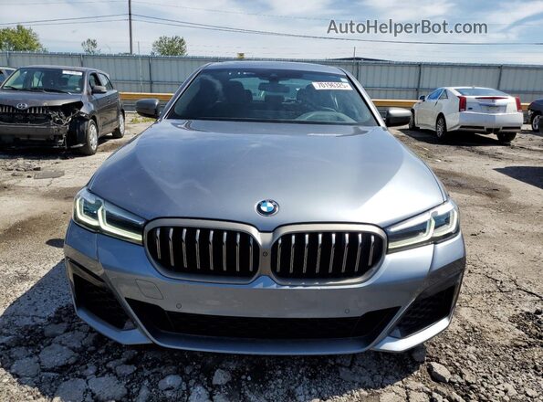 WBA13BK00MCF41686 2021 BMW M5 Gray Vista frontal