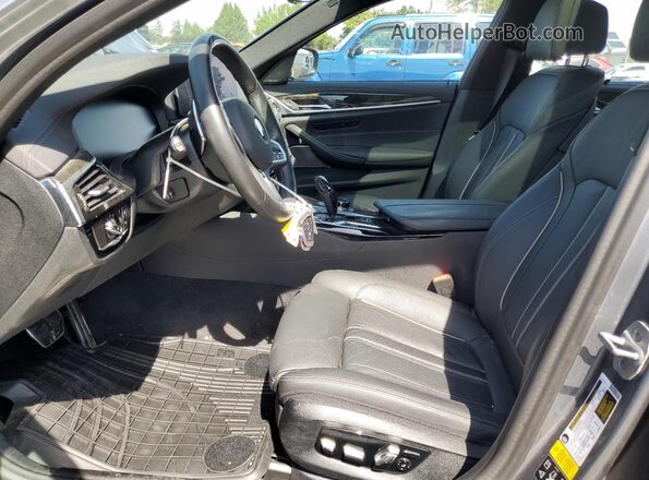 WBA13BK00MCF41686 2021 BMW M5 Gray Vista interior delantera