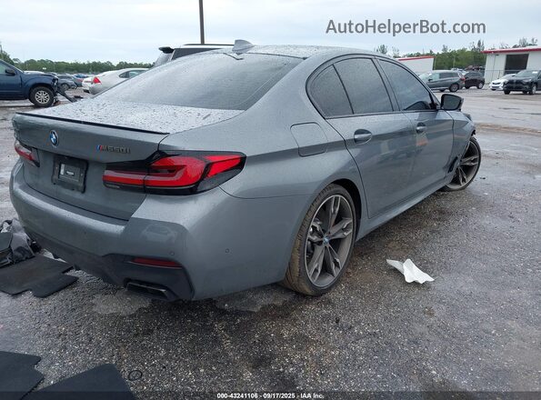WBA13BK09PCL46381 2023 BMW M5 Серый Задняя правая четверть