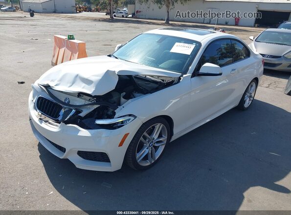 WBA1F9C57GV544505 2016 BMW 2 SERIES White Передня ліва чверть